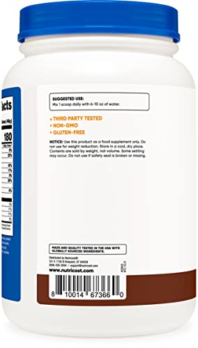Nutricost Meal Replacement Shake Powder (Chocolate), 30 Servings - Protein, Non-GMO NutricostAu supplements