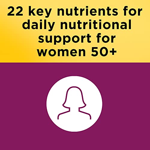Nature Made Multivitamin For Her 50+ with No Iron, Womens Multivitamin for Daily Nutrition Nature MadeUS supplements