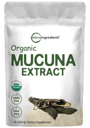 Micro Ingredients Organic Mucuna Pruriens Extract Powder,1 Pound (908 Servings) Micro IngredientsAu supplements