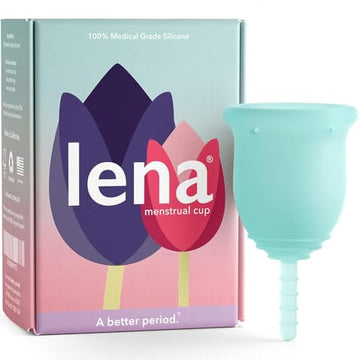 Lena Menstrual Cup | 12hr Reusable Period Silicone Soft Cup | Tampon and Pad Alternative LenaAu supplements