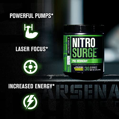 Jacked Factory Nitrosurge Pre-Workout in Sour Peach Rings & Creatine Monohydrate Jacked FactoryAu supplements