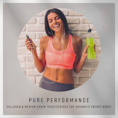 Nutrivized Glow Hydrolysed Type 1&3 Collagen with Premium Pure C8 MCT Oil - Vitamin C & Hyaluronic Acid NutrivizedUS supplements