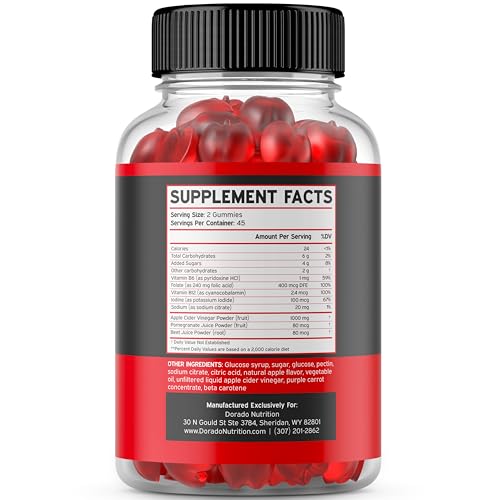Keto ACV Gummies Advanced Weight Loss (1000mg) ACV Keto Gummies for Weight Loss DORADO NUTRITIONUS supplements