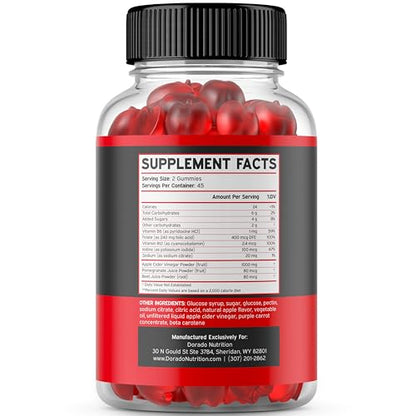 Keto ACV Gummies Advanced Weight Loss (1000mg) ACV Keto Gummies for Weight Loss DORADO NUTRITIONUS supplements