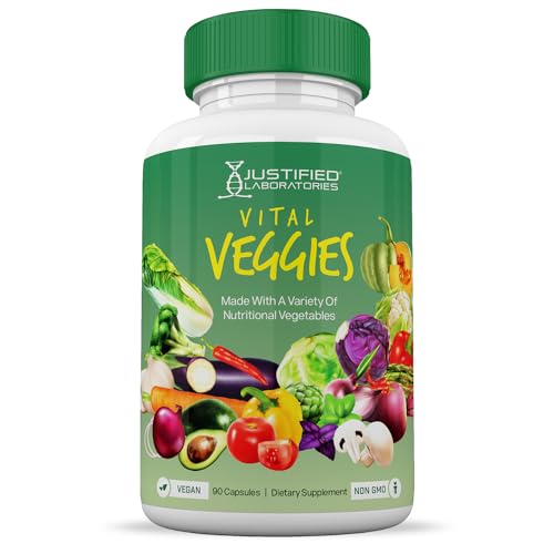 (4 Pack) Vital Fruits and Veggies Supplement Whole Food Red & Green Superfoods Justified LaboratoriesUS supplements
