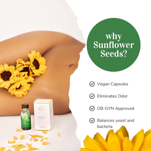 Sunflower Seeds - Vegan Vaginal Suppositories The Bare SunflowerAu supplements