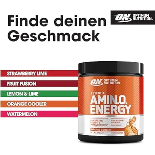 Optimum Nutrition Amino Energy - Pre Workout with Green Tea, BCAA, Amino Acids Optimum NutritionUS supplements