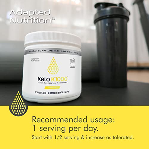 Hi-Lyte Keto K1000 Electrolyte Powder | Lemonade | Hydration Supplement Drink Mix Hi-LyteUS supplements