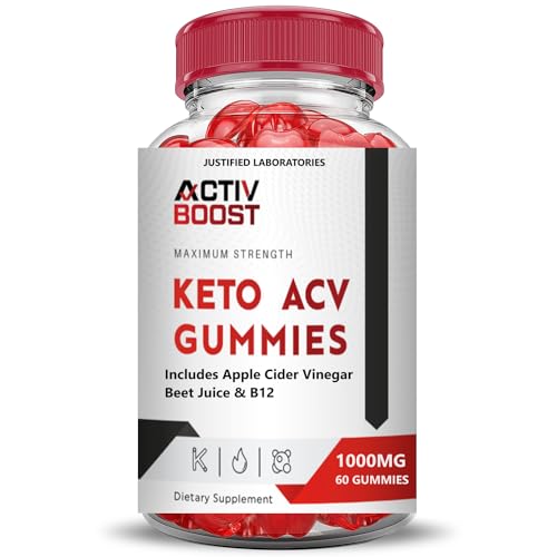 (5 Pack) Activboost Keto ACV Gummies Advanced Formula 1000MG Active Boost Justified LaboratoriesUS supplements