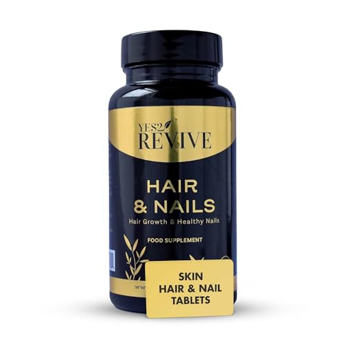 YES2 REVIVE Hair Nails Growth - Includes Marine Collagen, Ascorbic Acid, MSM & Vitamin C for Men and Women Skin, Longer, Strength, Thicker YES2 REVIVEUS supplements