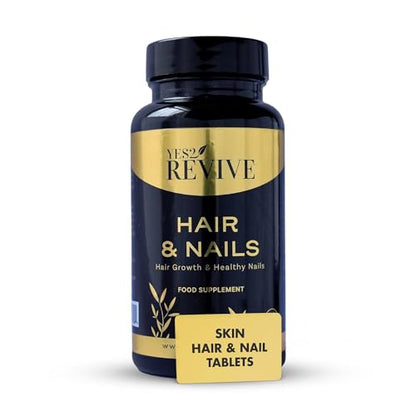 YES2 REVIVE Hair Nails Growth - Includes Marine Collagen, Ascorbic Acid, MSM & Vitamin C for Men and Women Skin, Longer, Strength, Thicker YES2 REVIVEUS supplements