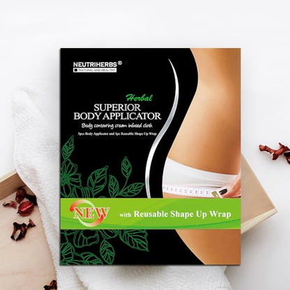 Neutriherbs Body Applicator with Wrap, Effective Nature Formula to Shape, Tone, Firm Body NeutriherbsUS supplements
