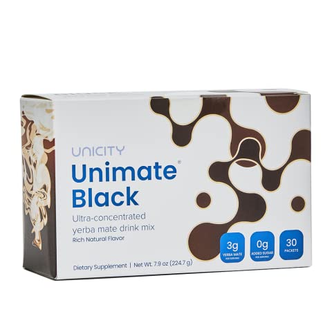 Unicity UNIMATE Black - Great Tasting - 30 Pack UnicityUS supplements