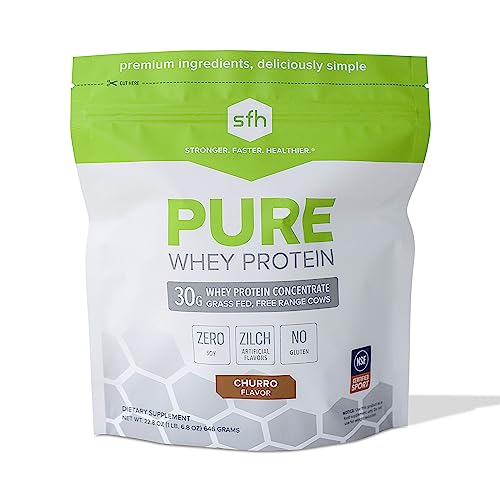 SFH Pure Whey Protein Powder Best Tasting 100% Grass Fed Whey | All Natural SFHUS supplements