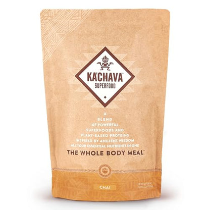 Ka’Chava All-In-One Nutrition Shake Blend, Chai, 85+ Superfoods, Nutrients & Plant-Based Ka'ChavaUS supplements
