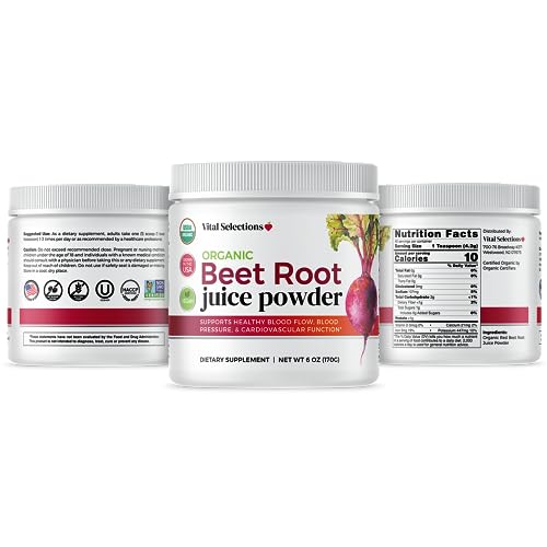 Vital Selections 100% Organic Beet Root Juice Powder, Highest Purity and Potency Vital SelectionsAu supplements