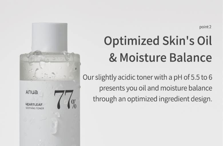 Anua Heartleaf 77% Soothing Toner I pH 5.5 Trouble Care, Calming Skin, Refreshing ANUAUS supplements