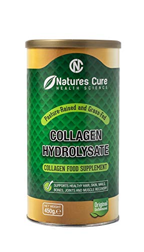 Premium Hydrolyzed Collagen Powder - Unflavored Kosher and Halal Certified Supplement for Joint Health - 450g Natures cureAu supplements