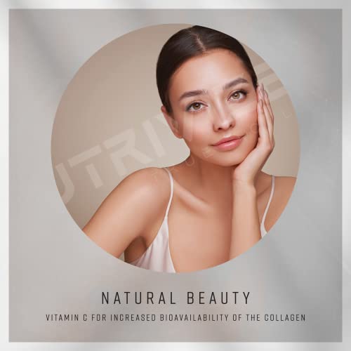 Nutrivized Glow Hydrolysed Type 1&3 Collagen with Premium Pure C8 MCT Oil - Vitamin C & Hyaluronic Acid NutrivizedUS supplements