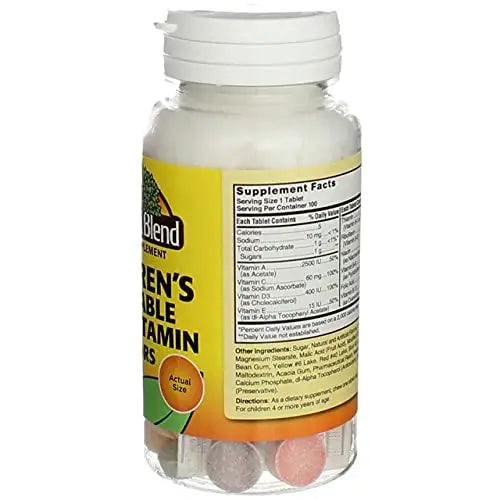 NAT B CHILDRENS CHEWABLE 100 Nature's BlendAu supplements