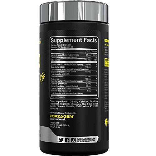 Forzagen Lipocrush Thermogenic Fat Burner for Men and Women, 90 Belly Fat Burner ForzagenAu supplements