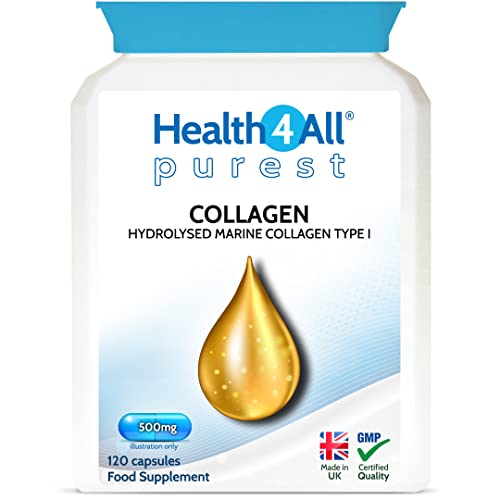Health4All Marine Collagen Peptides Type I 120 Capsules (V) 2000mg Daily Dose Super Absorbable Health4AllAu supplements
