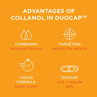 Collanol - Innovation in The Care of Healthy Joints - Liquid Formula in a Double Capsule 3D Collagen CollanolUS supplements