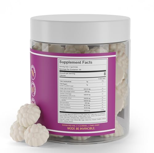 Wúdí Skinny Berry Gummy - Detox, Metabolism & Energy Booster, Plant Based Healthy WúdíUS supplements