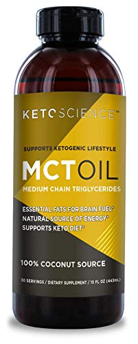 Keto Science Ketogenic MCT Oil Dietary Supplement, Made from 100% Coconuts, Sustained Keto ScienceUS supplements