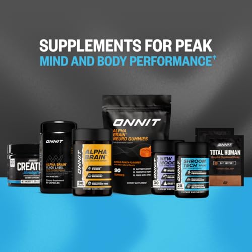 ONNIT Creatine Monohydrate Powder, IGEN™ Non-GMO Tested – 5g Premium Creatine for Muscle Strength, Power & Lean Mass, Supports Brain Health & Cellular Energy, Unflavored, 30 Servings, 5.29 oz 2-Pack ONNITAu supplements