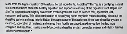 Rapid Fire Slim Tea 14 Day Herbal Teatox, Blend of Natural Herbs and Botanicals, Supports Healthy SNSUS supplements