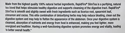 Rapid Fire Slim Tea 14 Day Herbal Teatox, Blend of Natural Herbs and Botanicals, Supports Healthy SNSAu supplements
