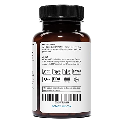 Lithium Orotate 20mg (1 Bottle), 60 Vegetarian Capsules, Lithium Supple Weyland Brain NutritionAu supplements