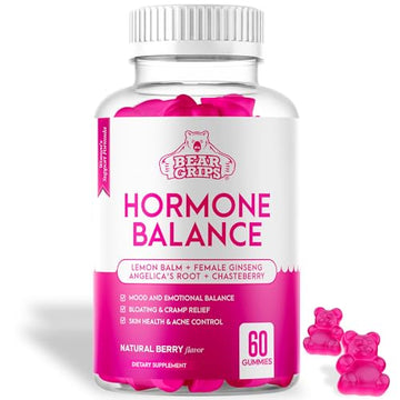 Hormone Balance for Women - PMS Relief Gummies and Bloating Relief for Women Bear GripsUS supplements