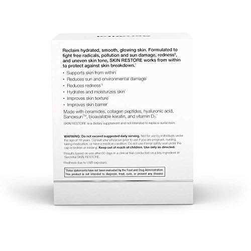 SeroVital Skin Restore, Healthy Skin Supplement with Ceramides and Hyaluronic Acid SerovitalUS supplements