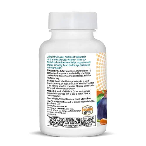 21st Century Wellify Men's 50+ Multivitamins with Minerals, 65Count 21st CenturyAu supplements