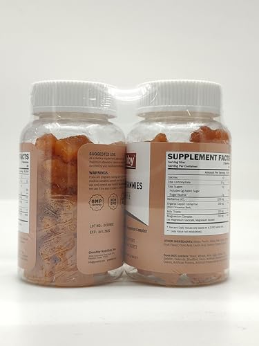 GREABBY Berberine Gummies 1200mg with Ceylon Cinnamon, Milk Thistle & Magnesium GREABBYUS supplements