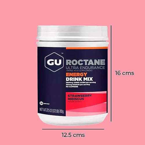 Gu Energy Roctane Ultra Endurance Energy Drink Mix, Strawberry Hibiscus GU EnergyUS supplements
