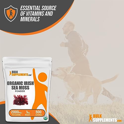 BULKSUPPLEMENTS.COM Organic Irish Sea Moss Powder - Sea Moss Supplement BULKSUPPLEMENTS.COMUS supplements