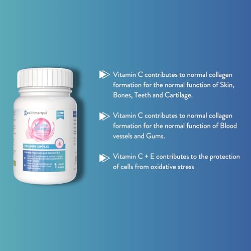Collagen Complex | Collagen + Hyaluronic Acid + Vitamin C + Vitamin E | Tablets HealthmarqueAu supplements