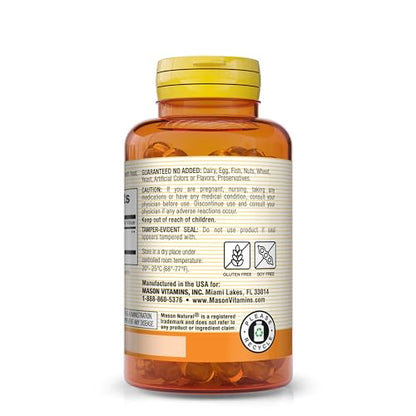 MASON NATURAL Peppermint Oil 50 mg Enteric Coated - Natural Gastrointestinal Comfort MASON NATURALUS supplements