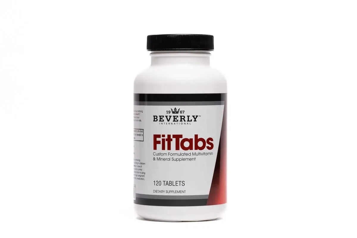 Beverly International Fit Tabs Daily Multi-Vitamin/Mineral with Iron Peptonate,120 Tablets. (30 Servings) Notice The Difference Beverly InternationalAu supplements