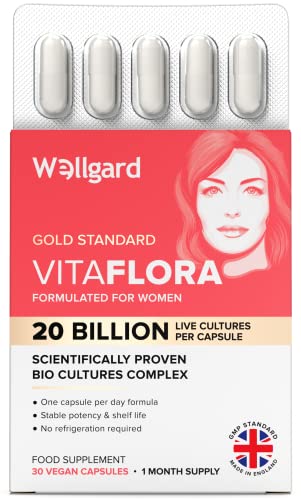 Wellgard Vitaflora Probiotics for Women - Scientifically Proven Bio Cultures for Women’s WellgardUS supplements