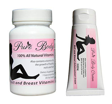 PureBody Vitamins and PureBody Cream Combo "Bundle of Joy" - The Best Butt PURE BIOTECHNOLOGIESUS supplements