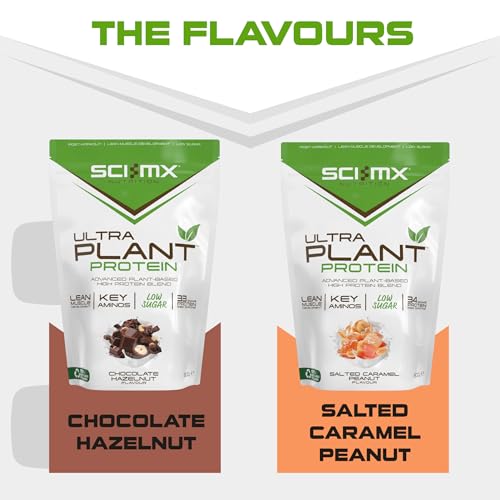 SCI-MX Ultra Plant - Salted Caramel Peanut Flavour Vegan Protein Powder Blend + Vitamin B Complex SCI-MXAu supplements