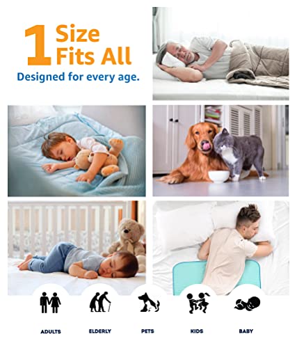 IMPROVIA® Washable Underpads, 34" x 36" (Pack of 4) - Heavy Absorben IMPROVIAAu supplements
