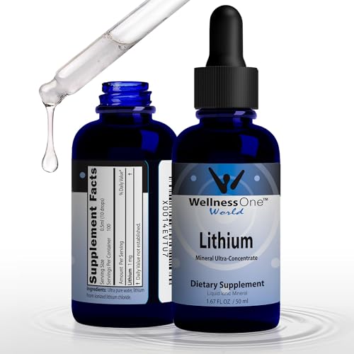WellnessOne Liquid Lithium Supplements - Ionic Lithium Supplement Liquid WellnessOneUS supplements