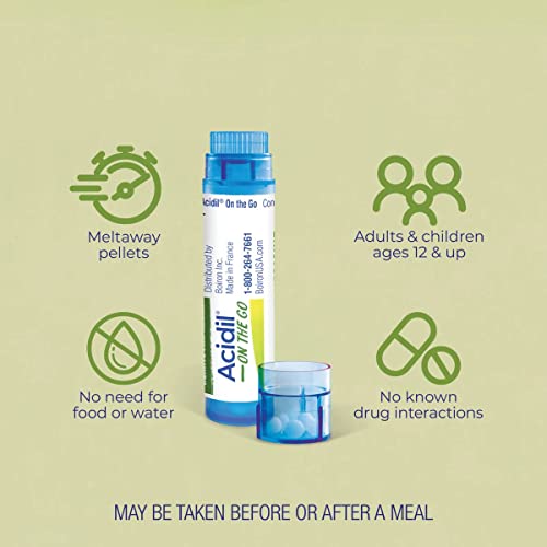 Boiron Acidil On The Go for Relief of Acid Reflux, Heartburn, Indigestion, Bloating, and Upset Stomach BoironAu supplements