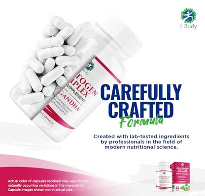 1 Body Adaptogen Complex Supplement with Ashwagandha 1 BodyUS supplements