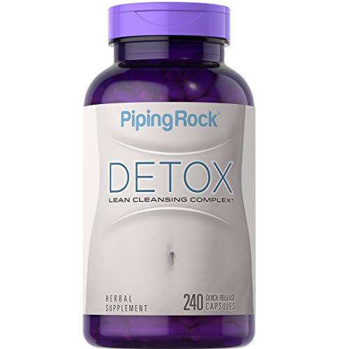 Piping Rock Detox Cleanse Capsules | 240 Pills | Herbal Complex | Lean Formula Piping RockAu supplements
